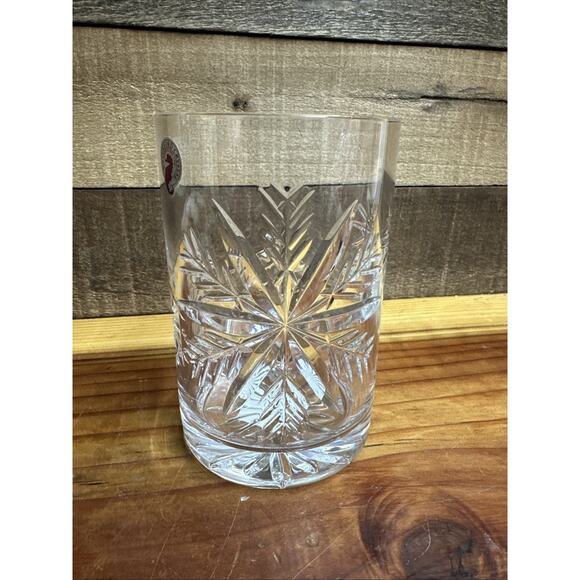 Waterford Crystal Snow Crystals 6” Pillar Candle Hurricane Original Box - Picture 6 of 11